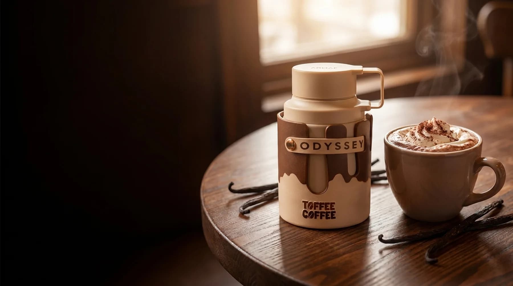 Kafa i toffee s ružom – pariški nišni stil.