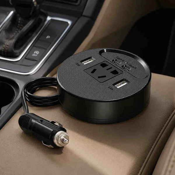 Pretvarač napona za auto 12 V na 220 V, 150 W, s USB priključcima