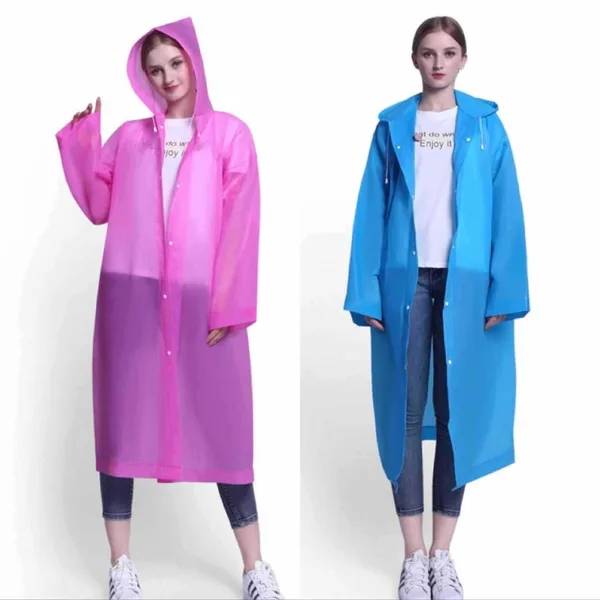 Kabanica od debljeg EVA materijala s kapuljačom — 150–180 cm (slika 10)