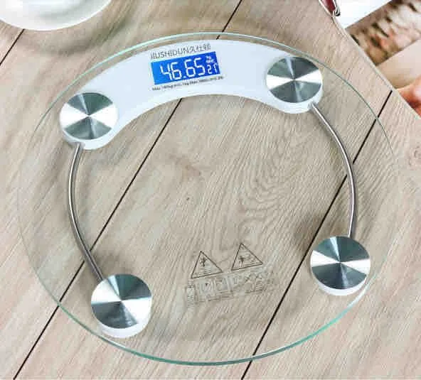 Digitalna staklena vaga za osobe do 180 kg, okrugla (slika 3)
