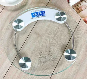 Digitalna staklena vaga za osobe do 180 kg, okrugla (slika 3)