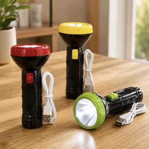 Punjiva ručna baterijska lampa s USB kablom 416