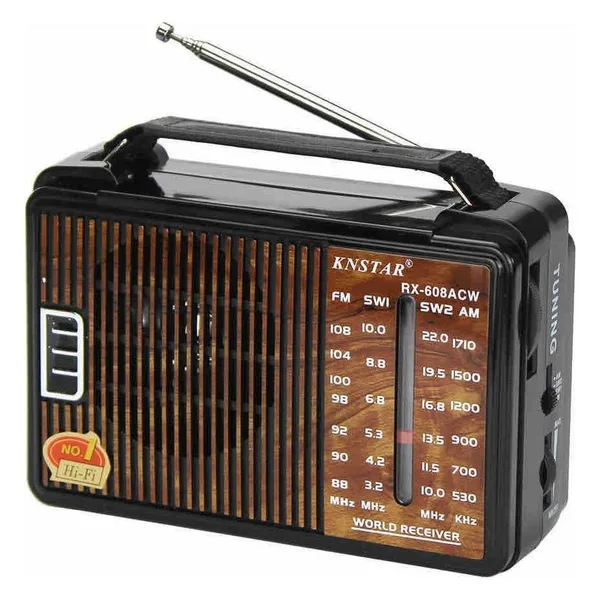 Radio s 4 opsega na struju i baterije, smeđi, RX-608AC (slika 2)