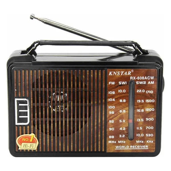 Radio s 4 opsega na struju i baterije, smeđi, RX-608AC (slika 4)