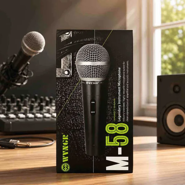 Žičani dinamički mikrofon s metalnom mrežicom, M-58