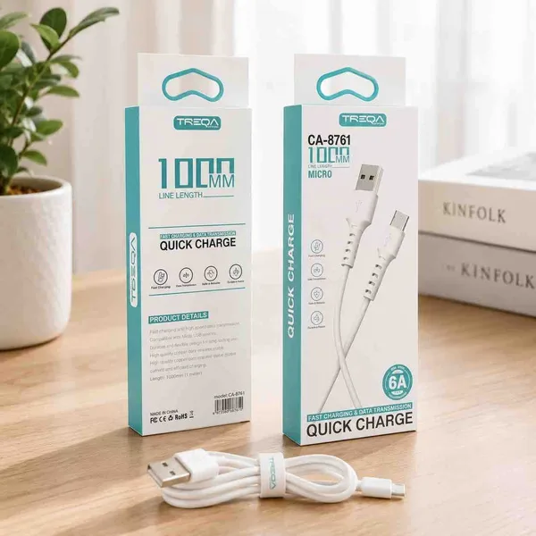 Micro USB kabl za brzo punjenje TREQA CA-8761, 1 m