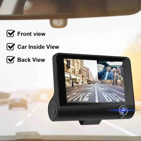 Auto kamera s 3 objektiva i ekranom 4 inča (slika 5)