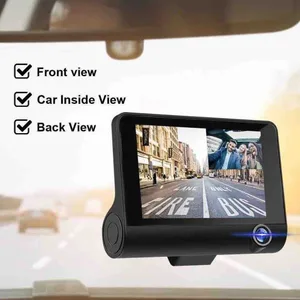 Auto kamera s 3 objektiva i ekranom 4 inča (slika 5)