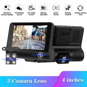 Auto kamera s 3 objektiva i ekranom 4 inča (slika 4)