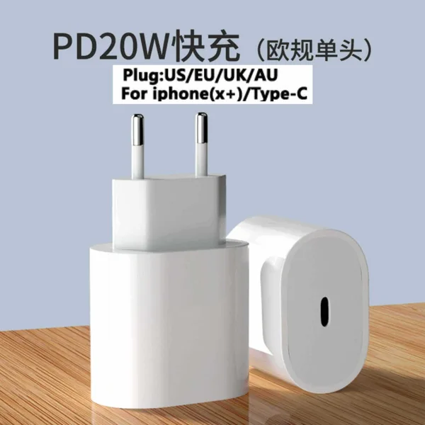 USB-C punjač 20 W PD za iOS i Android mobitele (slika 4)