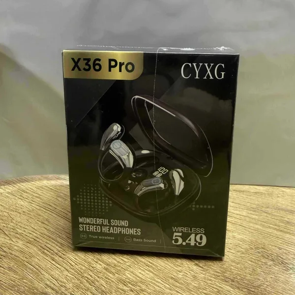 Bežične slušalice otvorenog tipa X36 Pro s ekranom na kutiji (slika 2)