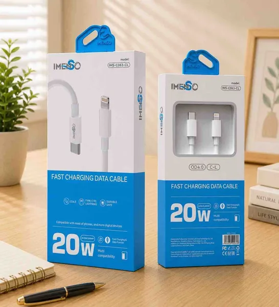 Kabl USB-C na Lightning IMSSO IMS-C063-CL, 20 W