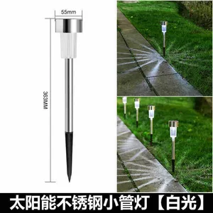 Solarna ubodna lampa od nehrđajućeg čelika, bijelo svjetlo, 36 cm (slika 2)