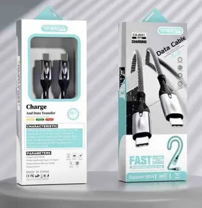 Pleteni USB-C na USB-C kabl TREQA CA-8955, 66 W, 2 m