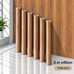 Samoljepljiva tapeta širine 45 cm — smeđe drvo YTW-011