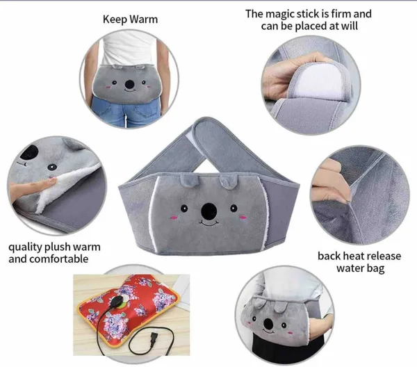 Pojas za grijanje stomaka i leđa s električnim termoforom — koala (slika 2)