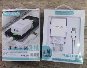 Punjač za mobitel TREQA 3,1 A s USB-C kablom (slika 2)