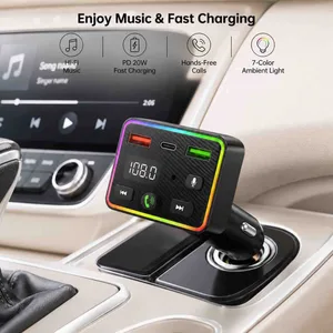 FM transmiter za auto s Bluetoothom i brzim punjenjem PD 20 W, C46