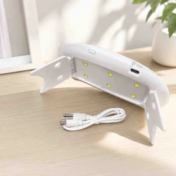 Sklopiva mini UV LED lampa za nokte na USB