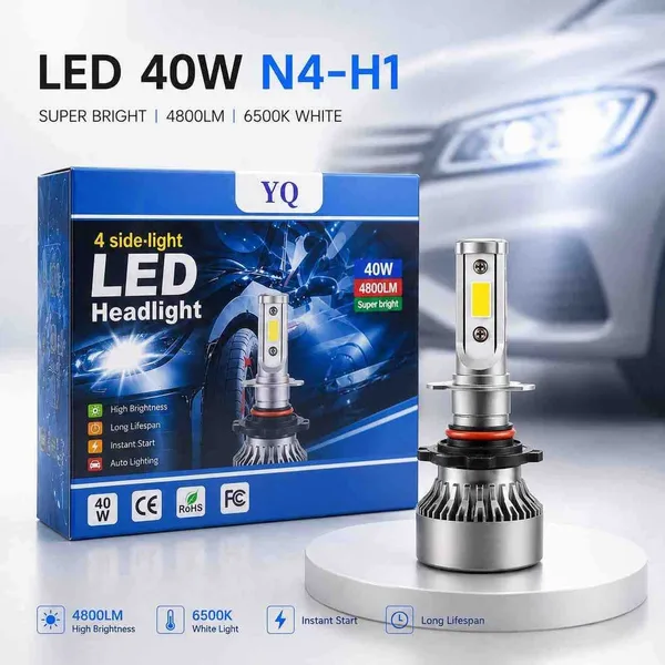 LED sijalice za farove N4, H1, 40 W, 6500K