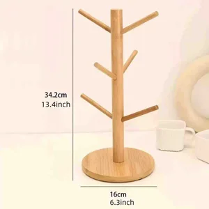 Bambusov stalak za šolje 34 cm (slika 2)