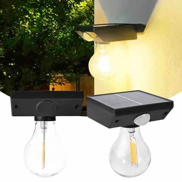 Solarna zidna lampa sa sijalicom i senzorom pokreta 819-1 (slika 3)