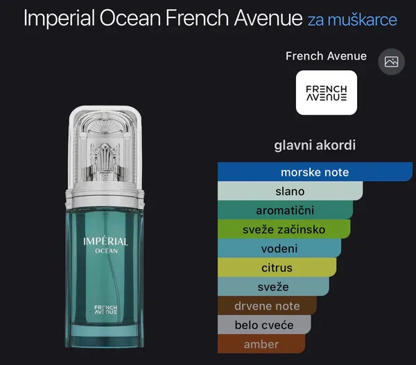 Imperial Ocean Extrait French Avenue