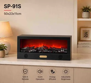LED dekorativni kamin s efektom plamena — 50 cm, mali