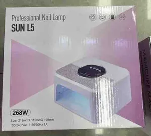UV LED lampa za nokte sa svjetlucavim kućištem i displejem (slika 2)