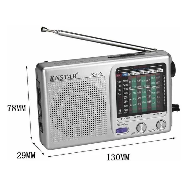 Džepni radio s više opsega na baterije, KK-9 (slika 4)