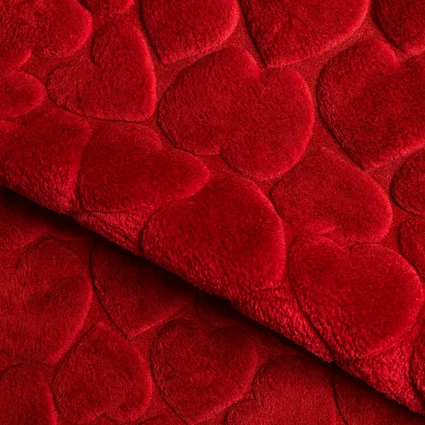 Plišana deka 150x200 — malina — detalj