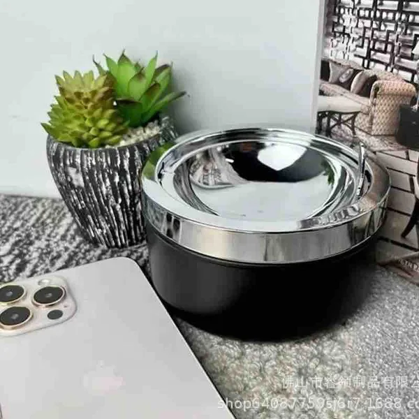 Metalna pepeljara s poklopcem koji se otvara BK-6008B (slika 2)