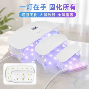 Sklopiva UV LED lampa za nokte na USB, s displejem (slika 2)