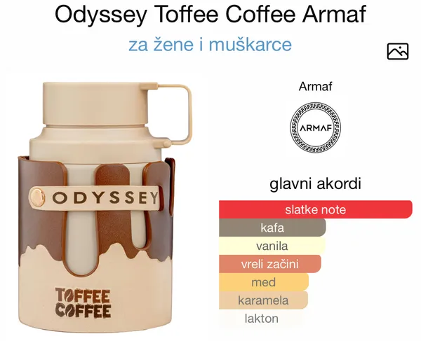 Odyysey Toffee Coffee by Armaf