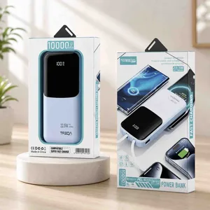 Power bank TREQA TR-971 s ugrađenim kablovima, 10000 mAh