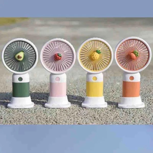 Ručni USB ventilator s cvjetićem i držačem za mobitel 139-B3 (slika 5)