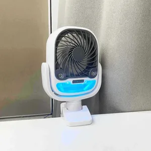 Ventilator sa štipaljkom i raspršivanjem vodene maglice, USB (slika 2)