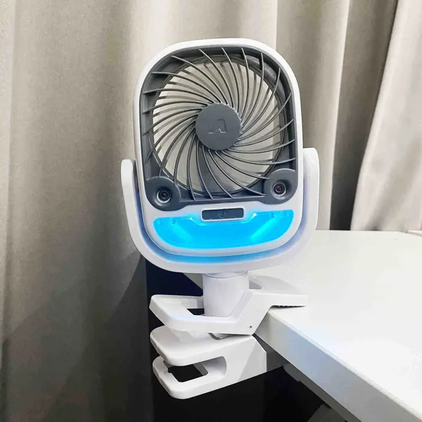 Ventilator sa štipaljkom i raspršivanjem vodene maglice, USB