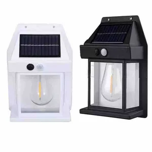 Solarna zidna lampa fenjer sa senzorom pokreta KT-885-1 (slika 2)