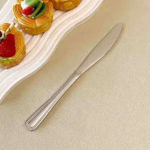 Noževi za jelo s ukrasnim rubom drške, set od 6 (slika 3)