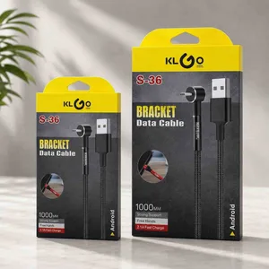 Micro USB kabl s kutnim priključkom KLGO S-36, 1 m