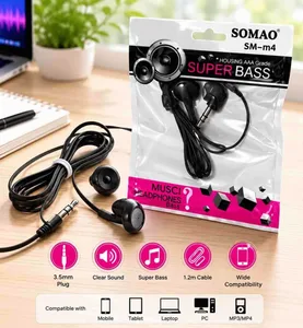 Žičane slušalice Super Bass SM-M4, 3,5 mm
