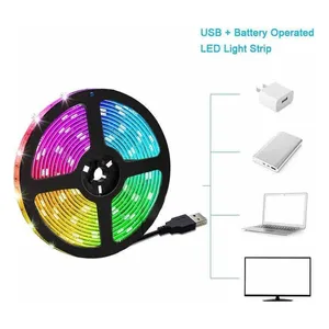 RGB LED traka za TV 3 m, USB 5 V, s daljinskim (slika 2)