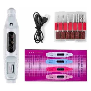 USB električna olovka za manikir s nastavcima (slika 3)