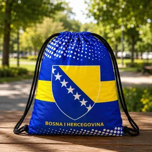 Navijačka vreća-ruksak na vezanje — zastava BiH
