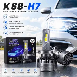 LED sijalice za farove K68, bijelo svjetlo 6000K, par