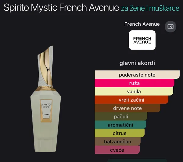 Spirito Mystic French Avenue
