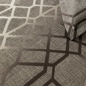 Posteljina pamuk-poliester bračna — geometrijski heksagoni — detalj
