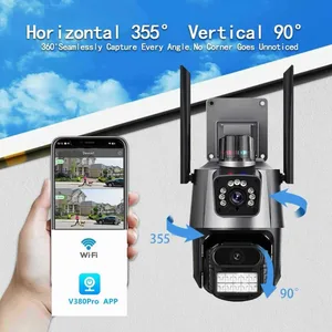 WiFi kamera s dvije leće V380 Pro, okretna 355°