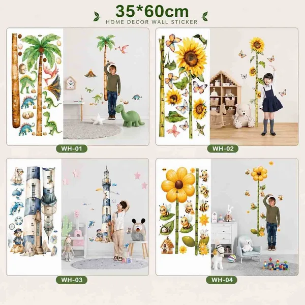 Dječija zidna naljepnica metar za mjerenje visine 35×60 cm